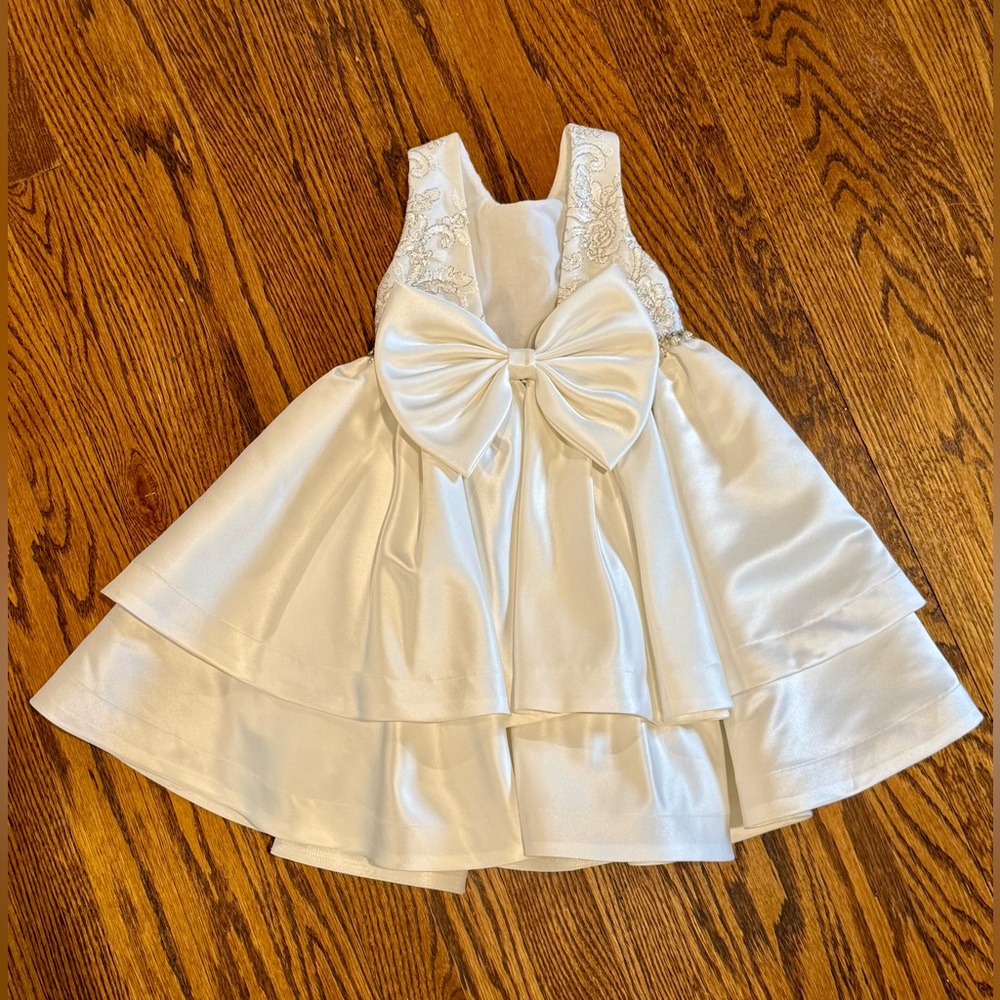 Princess Daliana Satin Flower Girl Dress 
*Like New Condition